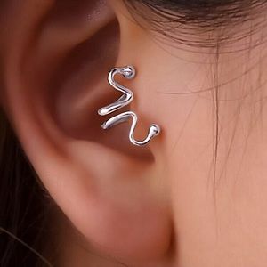 Silver Cuff Simple Wrap Earring NEW